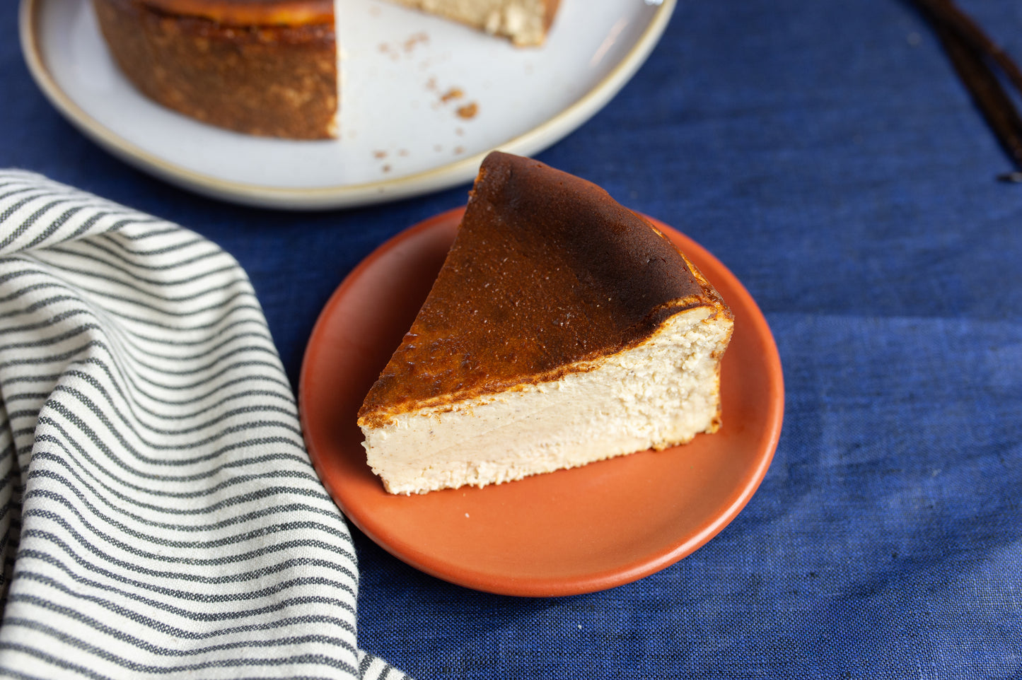 eggnog basque cheesecake - Holidays 2025