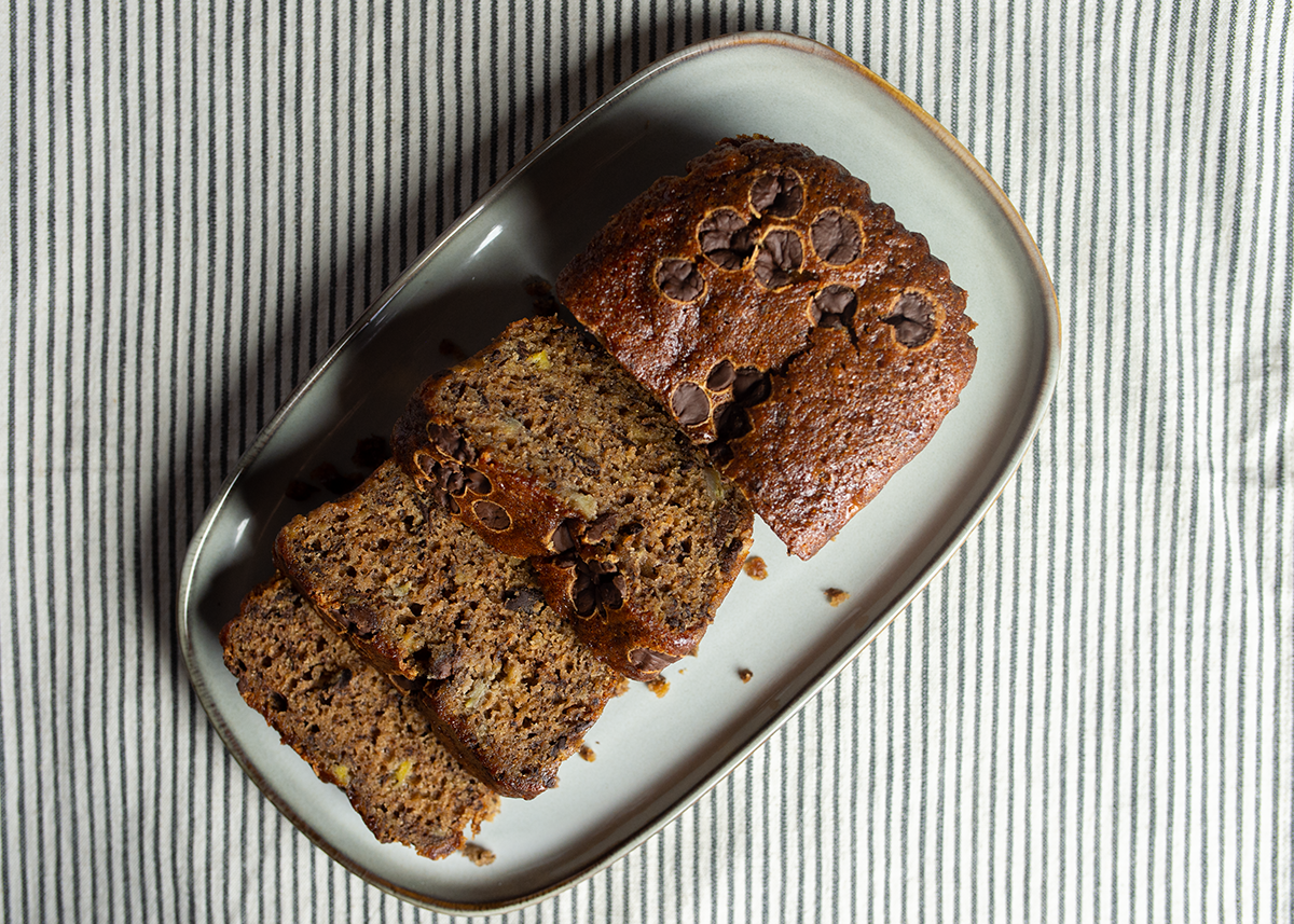 chocolate chip banana bread - Thanksgiving 2025