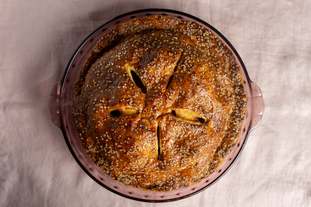 double crust apple pie - Thanksgiving 2025
