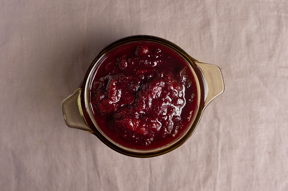 cherry-cranberry chutney - Thanksgiving 2025