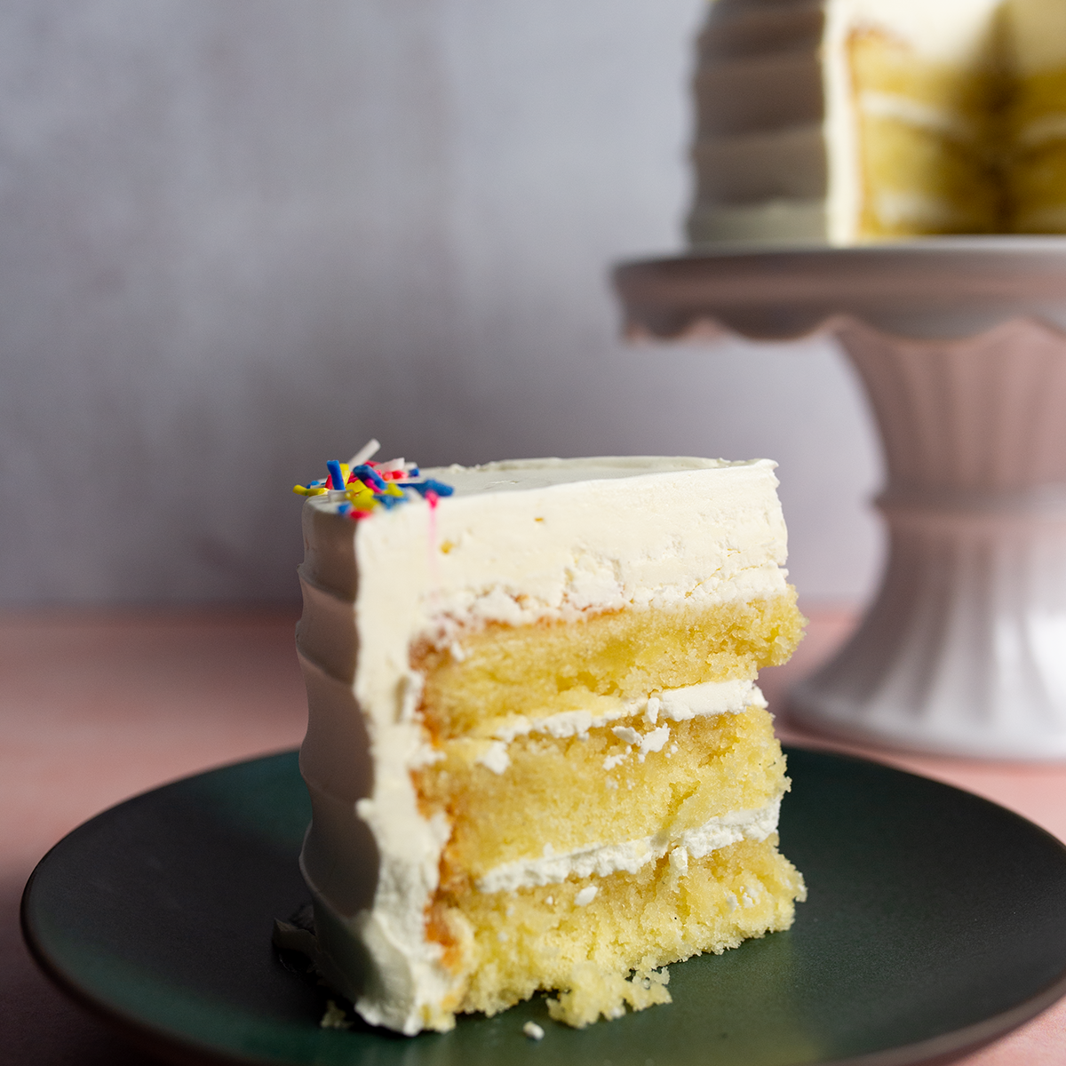 vanilla celebration cake 10" - valentines 2025