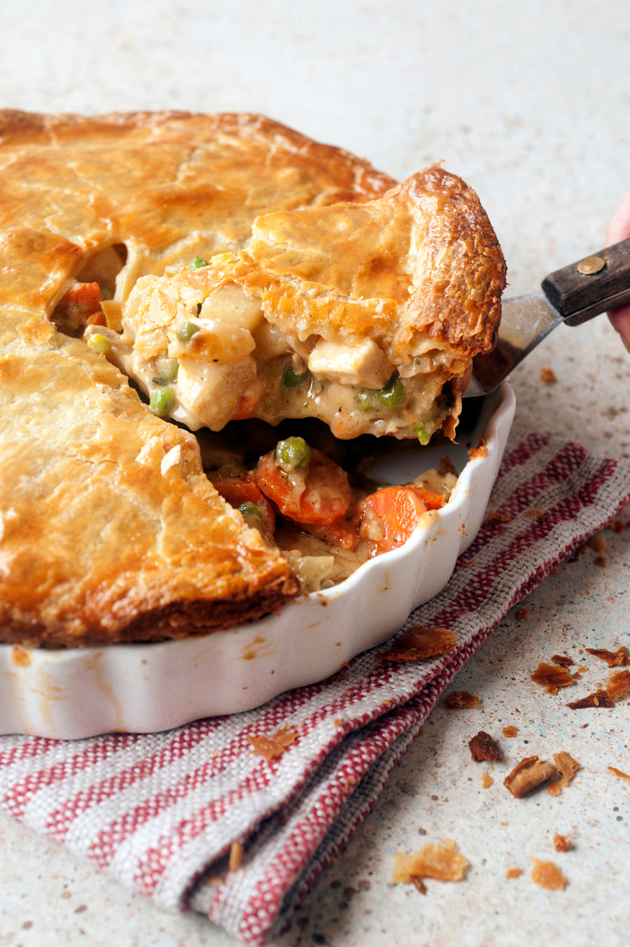 Frozen Chicken Pot Pie (ready to bake)