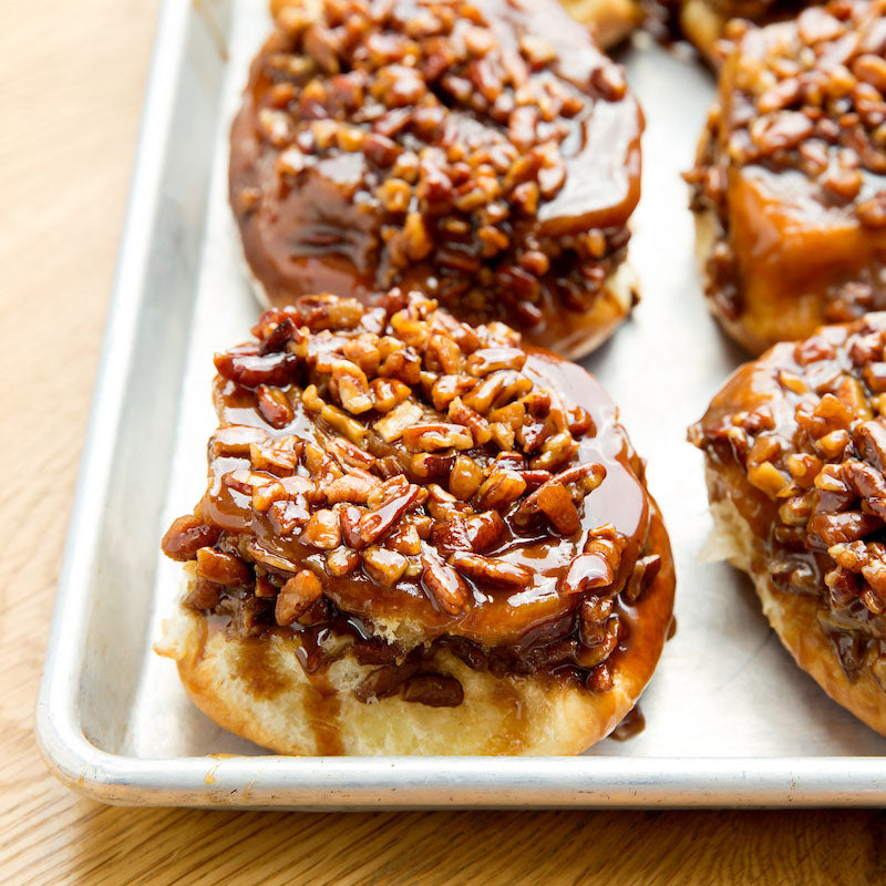 sticky sticky buns 1/21 baking class