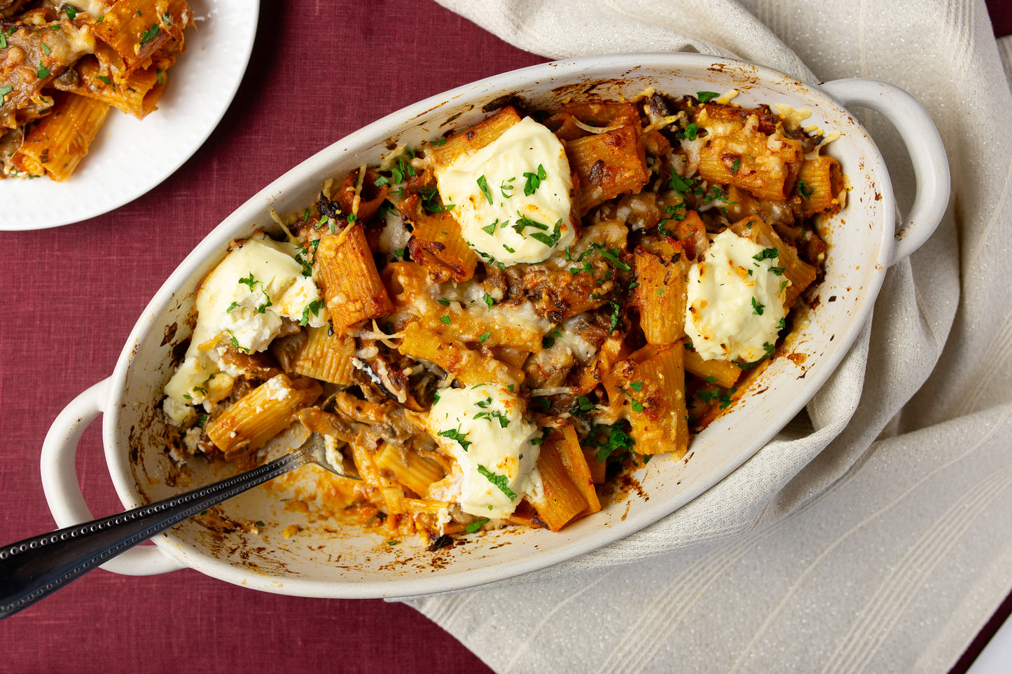baked mezzi rigatoni - Holidays 2023