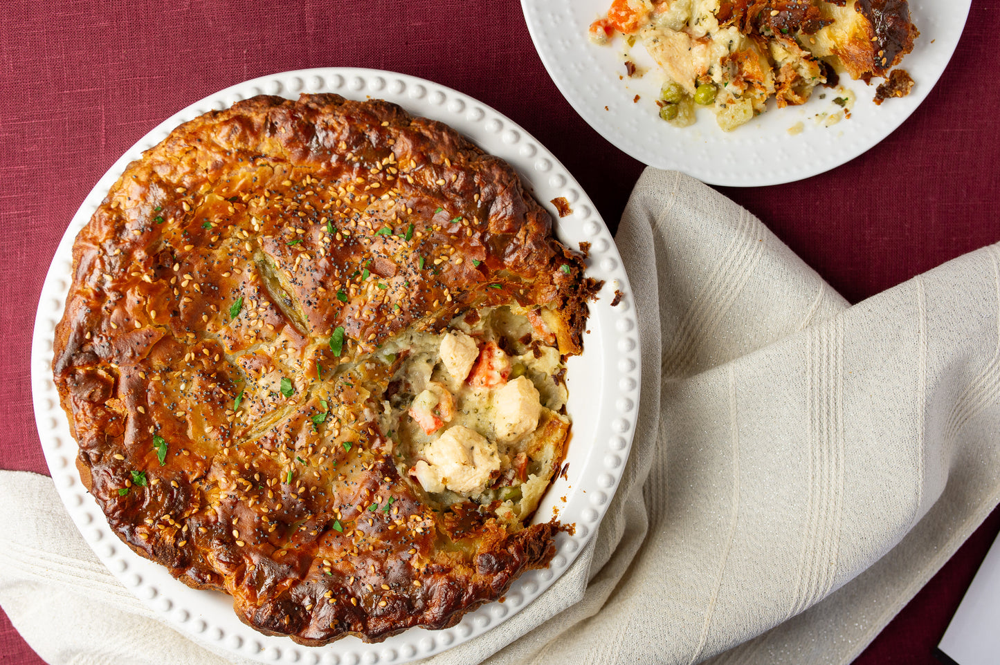 chicken pot pie - Holidays 2025