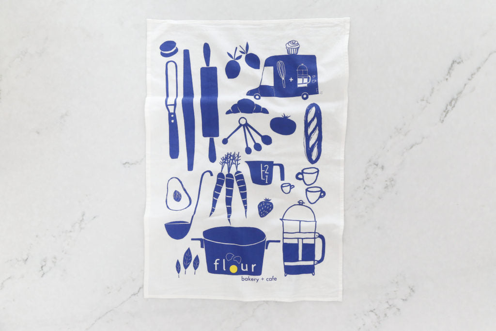 flour tea towel