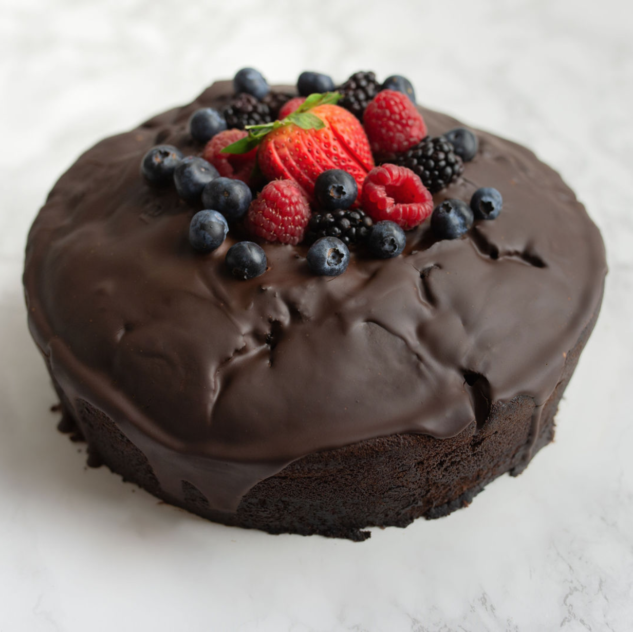 lowfat vegan chocolate bundt cake - easter 2024