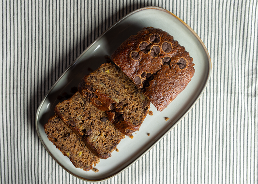 chocolate chip banana bread - Thanksgiving 2024