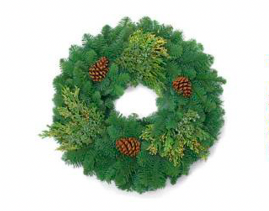 Mixed Wreath 12/22"