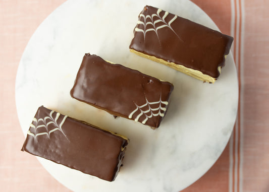 Spider Web Boston Cream Pie - Halloween 2025
