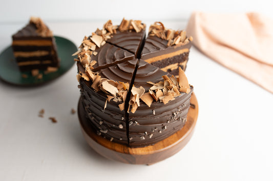 midnight chocolate cake 8" - valentines 2025